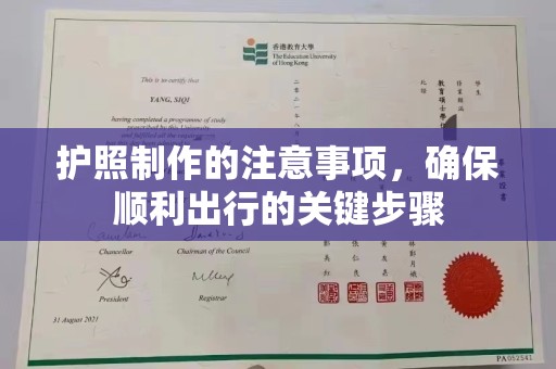 新会护照制作的注意事项，确保顺利出行的关键步骤