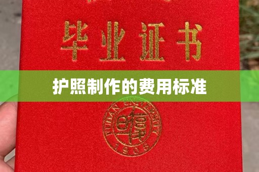 新会护照制作的费用标准